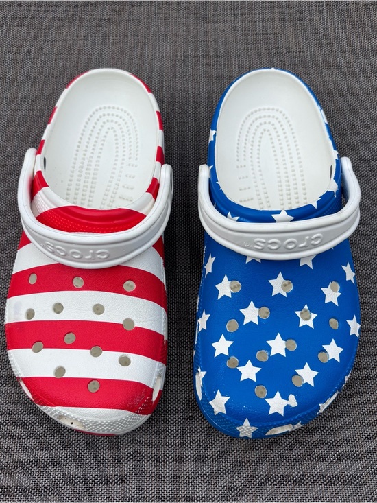 CROCS Shoes - American Flag Crocs